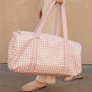 Loeffler Randall Aidy gingham duffel bag